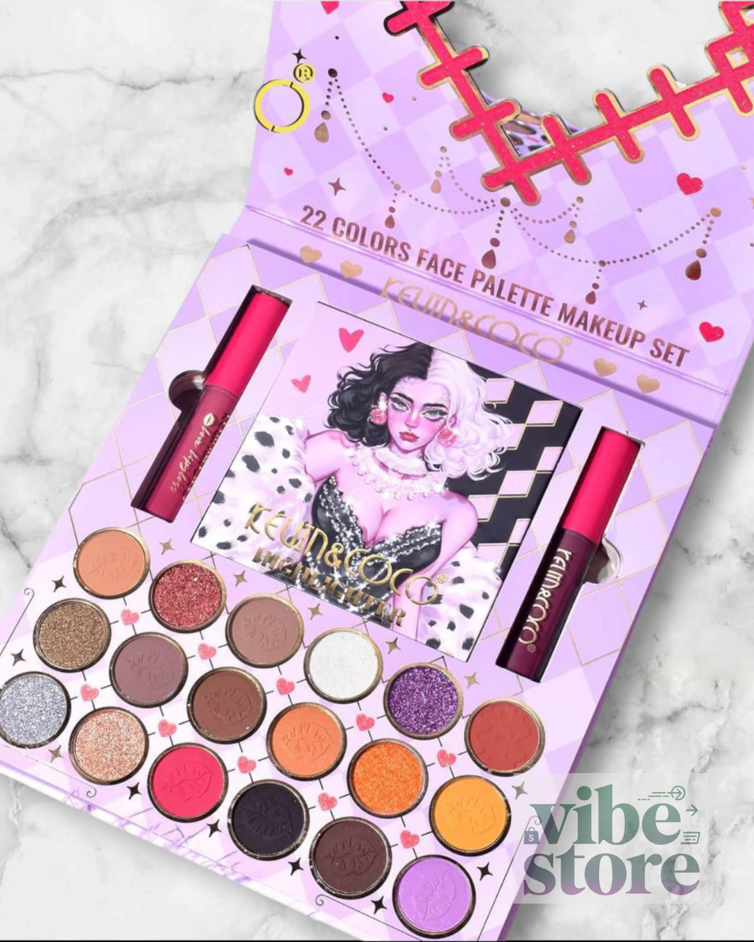Paleta De Sombras Con 22 Tonos Kc