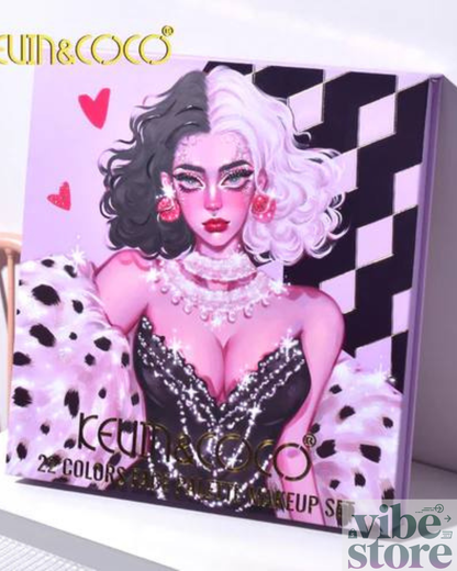 Paleta De Sombras Con 22 Tonos Kc